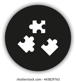 Puzzle pieces icon.