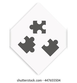 Puzzle pieces icon.