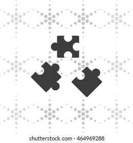 Puzzle pieces icon.