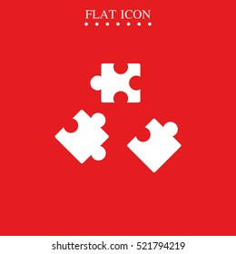 Puzzle pieces icon.