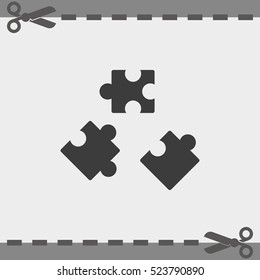 Puzzle pieces icon.