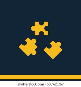 Puzzle pieces icon.