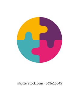 Puzzle pieces icon