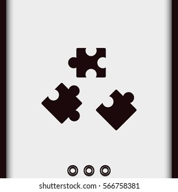 Puzzle pieces icon.