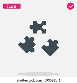 Puzzle pieces icon.