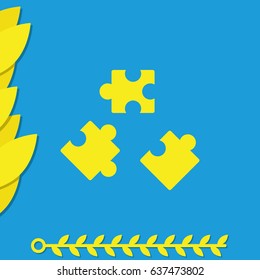 Puzzle pieces icon.