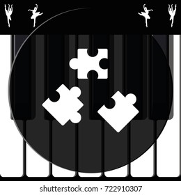 Puzzle pieces icon.