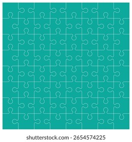 Puzzle Pieces Icon Pack – Flat and Outline Jigsaw Vector Set for Logic, Solution, and Planning Design