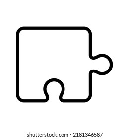 puzzle pieces icon. puzzle sign. vector illustration