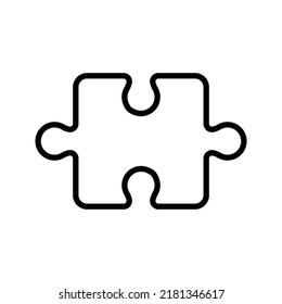 puzzle pieces icon. puzzle sign. vector illustration