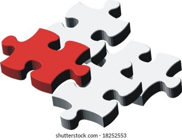 puzzle pieces, image applicable to several concepts
