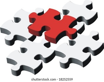 puzzle pieces, image applicable to several concepts