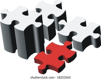 puzzle pieces, image applicable to several concepts