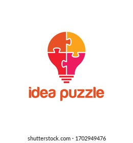 Puzzle Pieces Logo Design Vector