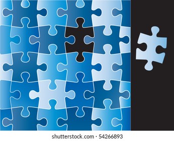 puzzle (pieces removable)
