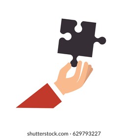 Puzzle pieces symbol