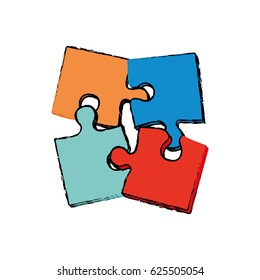 puzzle pieces together