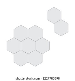 Puzzle pieces vector. Thinking puzzles fragment complete mosaic