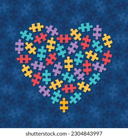 Puzzle piees editable free vector image