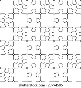 Puzzle seamless pattern.
