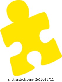 Puzzle Shape in color for kids and children education book.