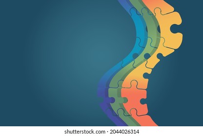 puzzle skull desktop vector background