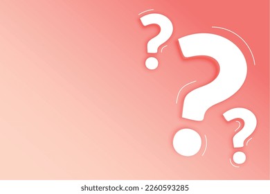 puzzle solving question mark background for guidance and support vector 