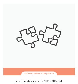 Puzzle symbol Icon Vector Illustration