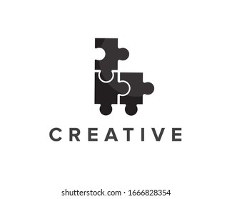 Signo vectorial del símbolo de puzzle aislado en fondo blanco. Icono de rompecabezas vector.puzzle icono diseño plano