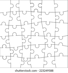 Puzzle template. Background for your business presentation.