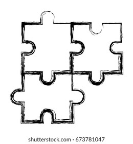 Puzzle tokens flat