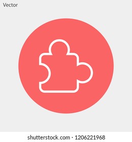 Puzzle vector icon 10 eps