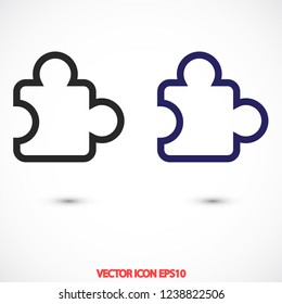 Puzzle vector icon 10 eps