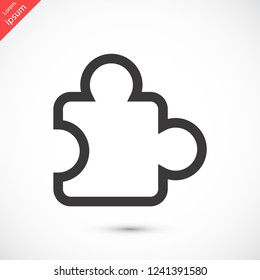 Puzzle vector icon 10 eps