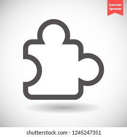 Puzzle vector icon 10 eps