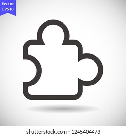 Puzzle vector icon 10 eps