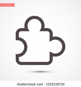 Puzzle vector icon 10 eps