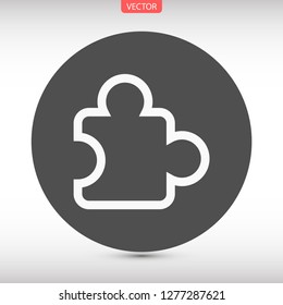 Puzzle vector icon 10 eps