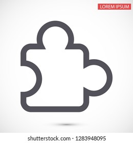 Puzzle vector icon 10 eps