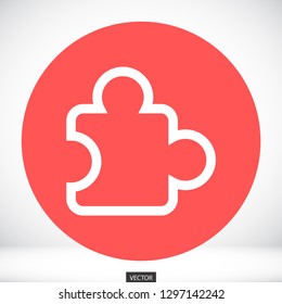 Puzzle vector icon 10 eps