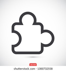Puzzle vector icon 10 eps
