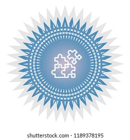 Puzzle vector icon