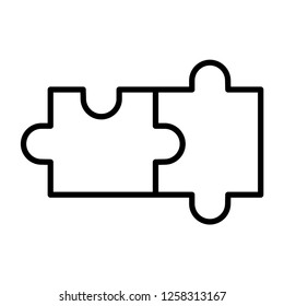 Puzzle vector icon
