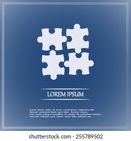 puzzle vector icon