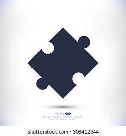 puzzle vector icon