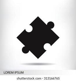 puzzle vector icon