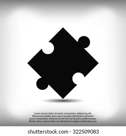 puzzle vector icon