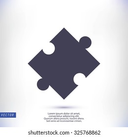 puzzle vector icon