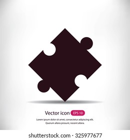 puzzle vector icon