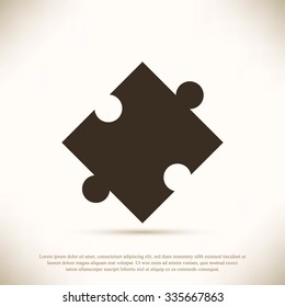 puzzle vector icon